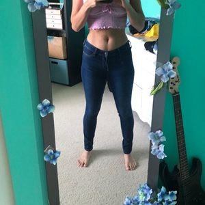 Hollister denim jeggings